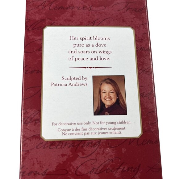 Hallmark 2001 Snow Blossom Keepsake Ornament Sculpted By Patricia Andrews - Picture 6 of 8